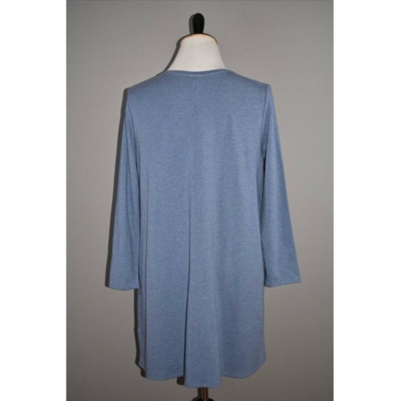 J. Jill Pure Jill Blue Shift Dress - Size XL - Picture 2 of 11
